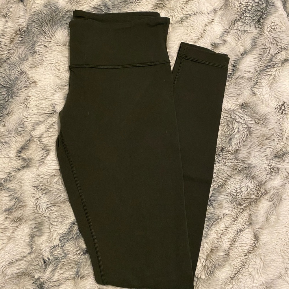 Olive green lululemon leggings